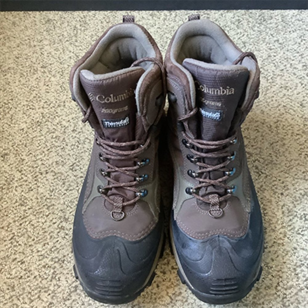 Columbia Bugaboot 200g Omni-Tech Waterproof Mens Winter Snow Boots 11M Brown